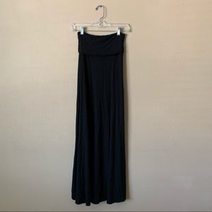 Gap Black Convertible Maxi Skirt Sz XS